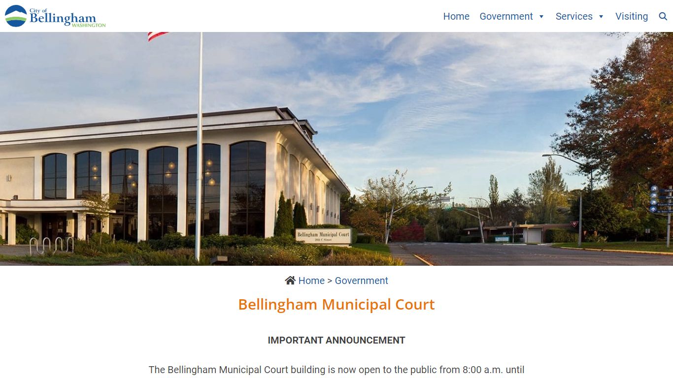 Bellingham Municipal Court - City of Bellingham