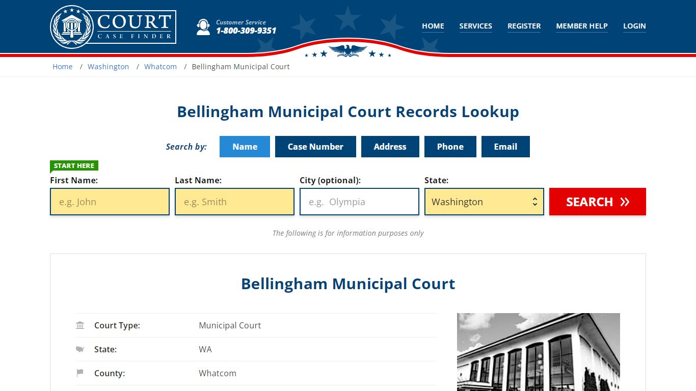 Bellingham Municipal Court Records | Bellingham, Whatcom County, WA ...